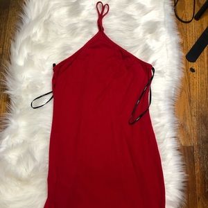 FOREVER 21 Red Midi Dress